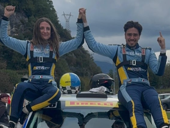 Il nisseno Marco Nicoletti, navigato da Veronica Modolo, campioni IRC Rally5: stagione trionfale con 4 vittorie e un secondo posto
