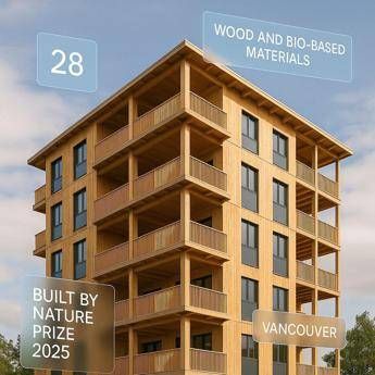 Il futuro è in legno: 28 progetti globali selezionati per il Built by Nature Prize 2025