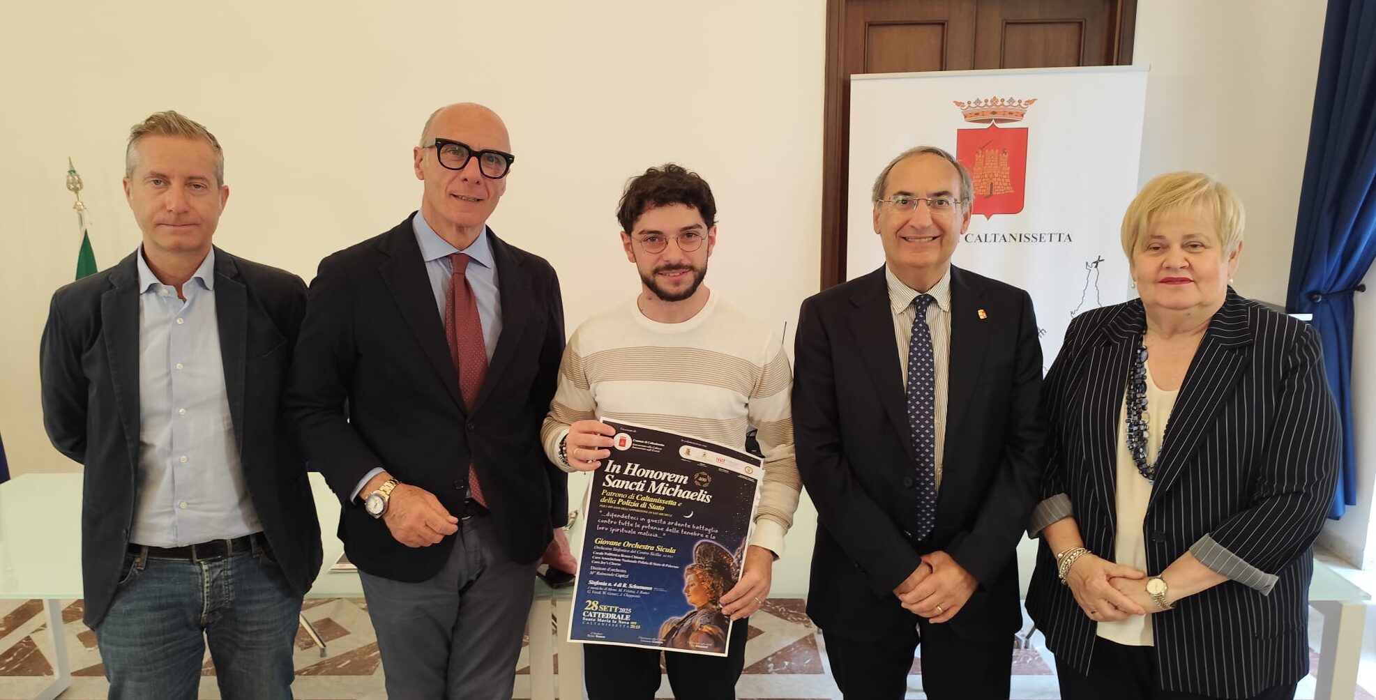 Caltanissetta. “In Honorem Sancti Michaelis”, presentato il concerto in onore del patrono della città e della Polizia di Stato