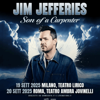 Jim Jefferies sbarca in Italia con il nuovo tour ‘Son of a Carpenter’