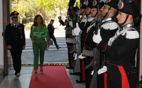 Caltanissetta. Il Prefetto Licia Messina in visita istituzionale al Comando Provinciale dei Carabinieri