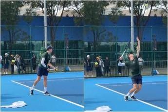 Sinner, continua la rincorsa a Pechino: Jannik allena il servizio