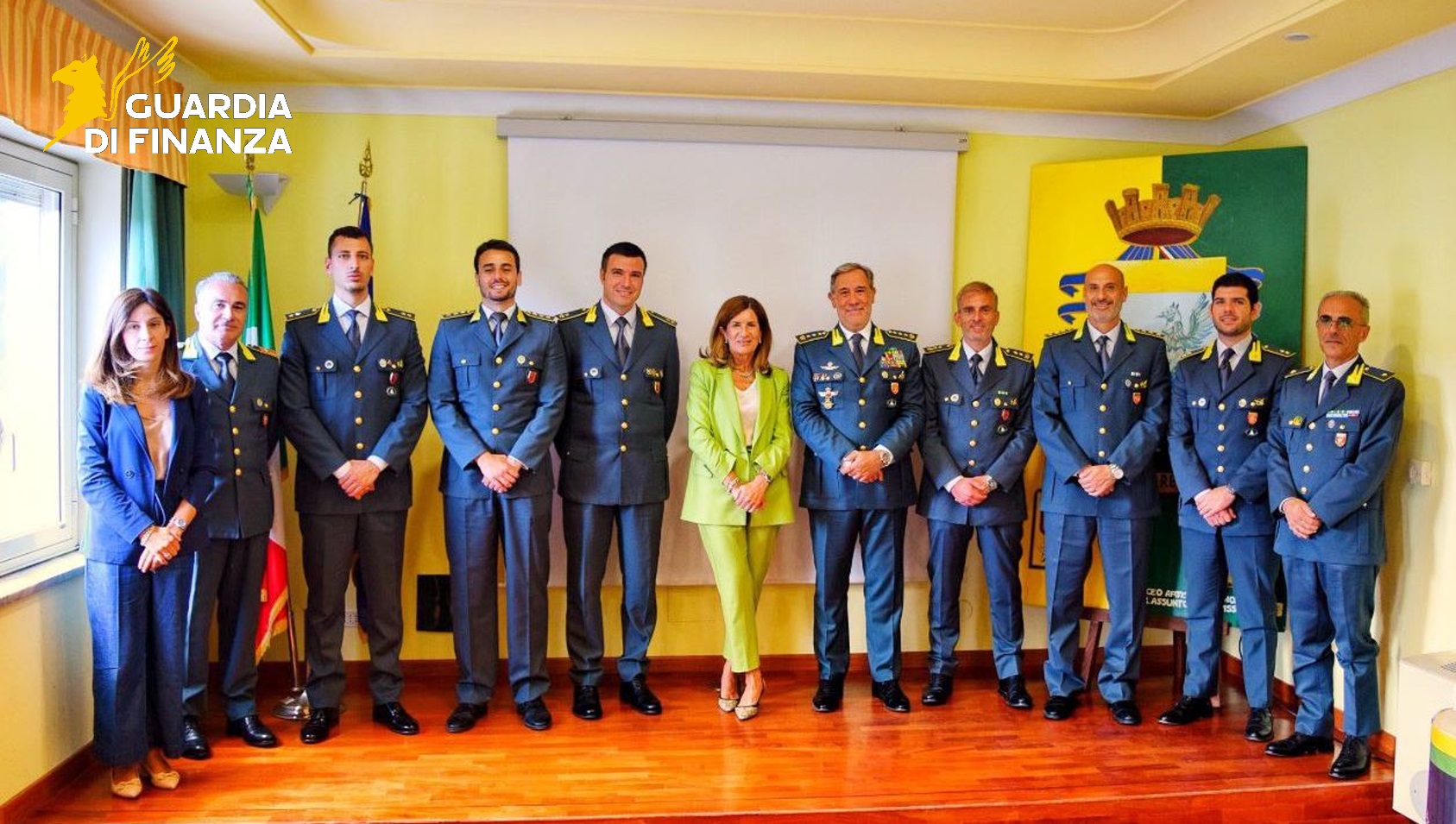 Caltanissetta. Il Prefetto Licia Donatella Messina in visita al Comando provinciale della Guardia di Finanza