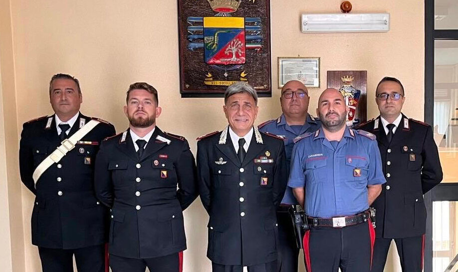 Carabinieri, il Generale di Brigata Ubaldo Del Monaco in visita alle Stazioni di Resuttano e di Santa Caterina Villarmosa