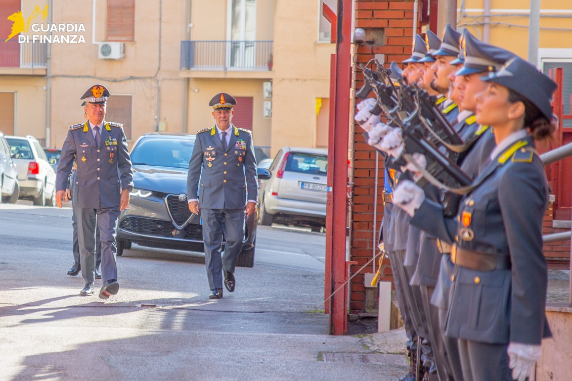 Caltanissetta, il Comandante Interregionale dell’Italia Sud Occidentale in visita al Comando Provinciale della Guardia di Finanza