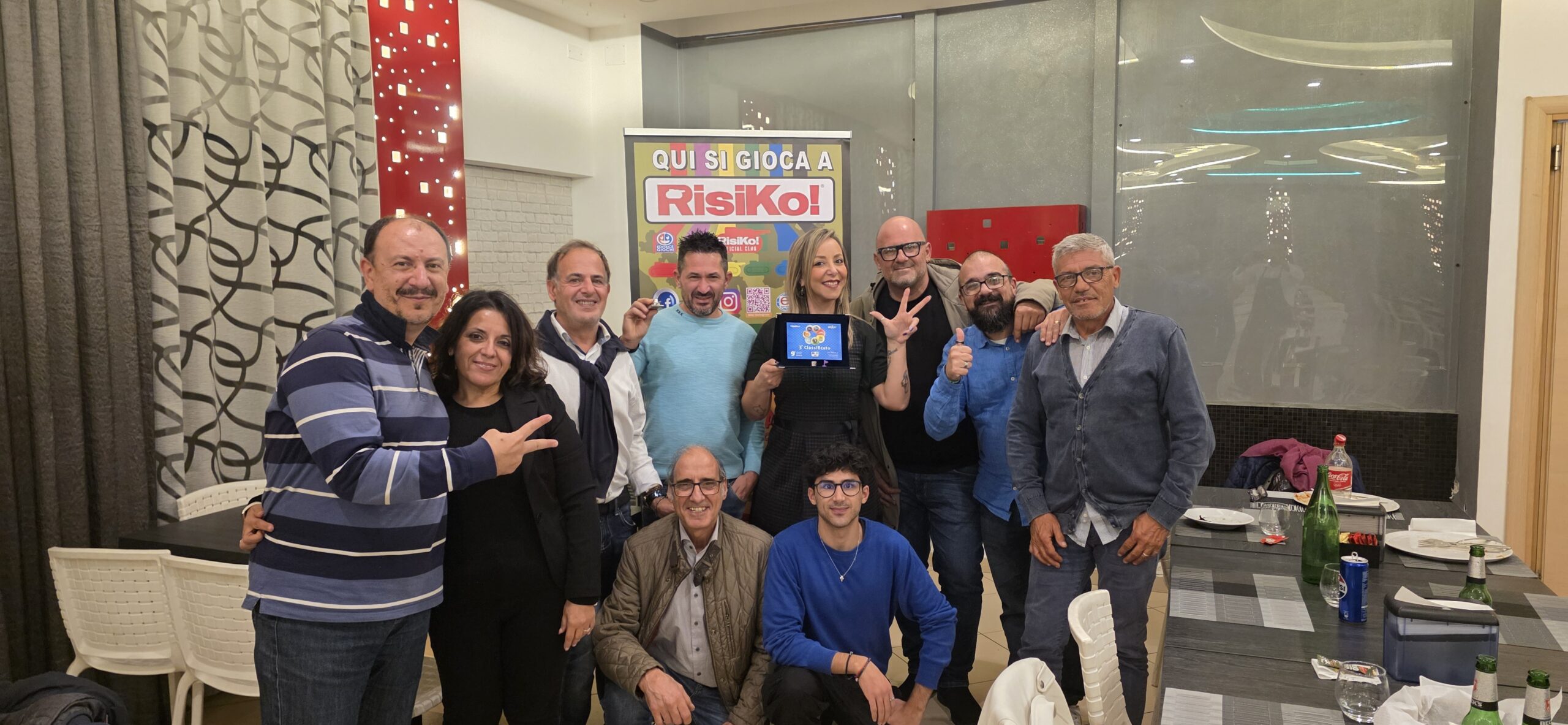 Risiko Club “Il Pifferaio” di San Cataldo, sfide e sorrisi all’11esimo turno di amichevoli classificate