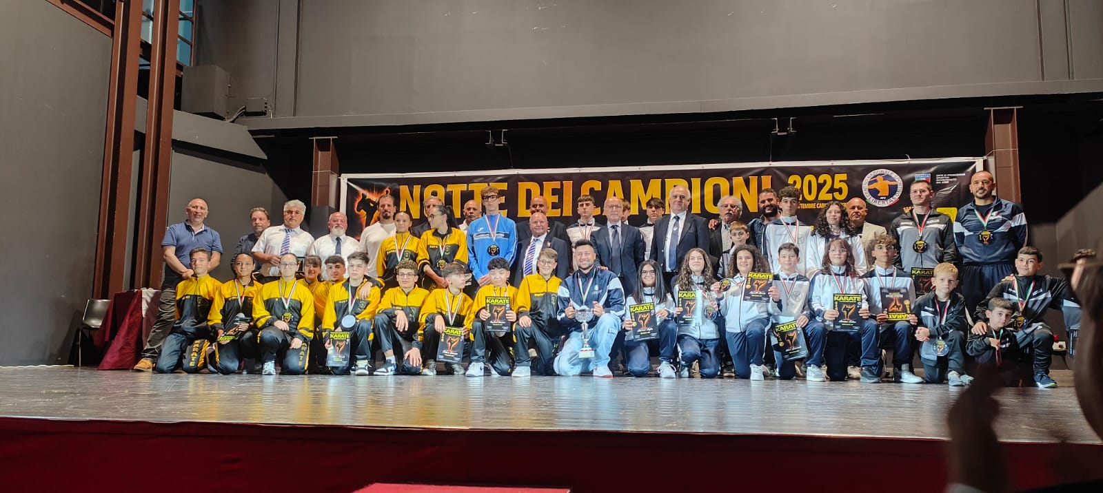 Karate, i premiati alla “Notte dei campioni” di Carlentini