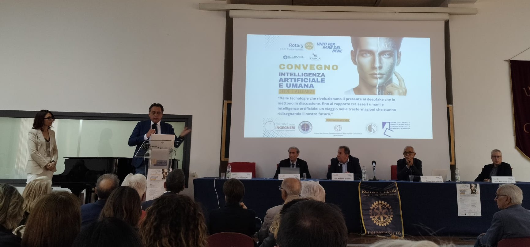 Caltanissetta. Partecipazione ed interesse per il convegno “Intelligenza Artificiale: sfide e alleanze” promosso dal Rotary Club