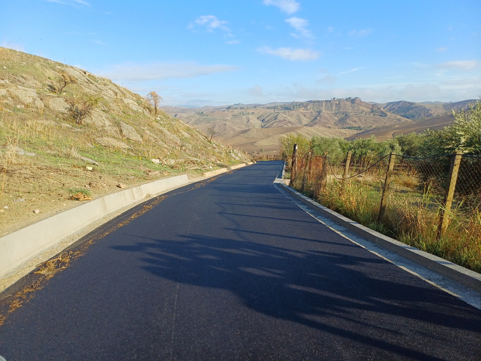 Montedoro. Procedono spediti i lavori al costone del Calvario e della strada Canalotto – Bonaccolta