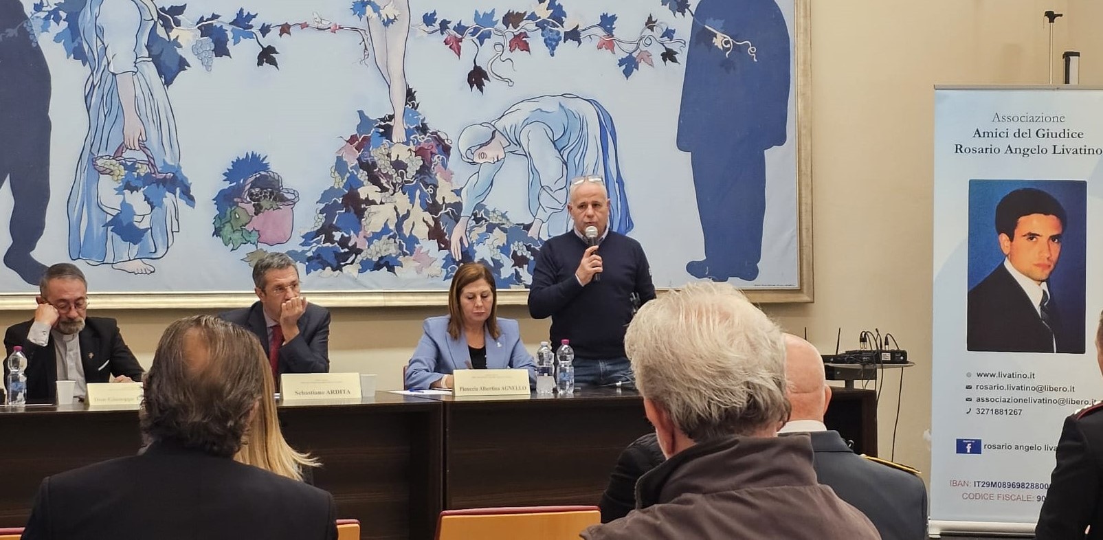 Il Questore Pinuccia Albertina Agnello a Canicattì al convegno per le celebrazioni del giudice Rosario Livatino