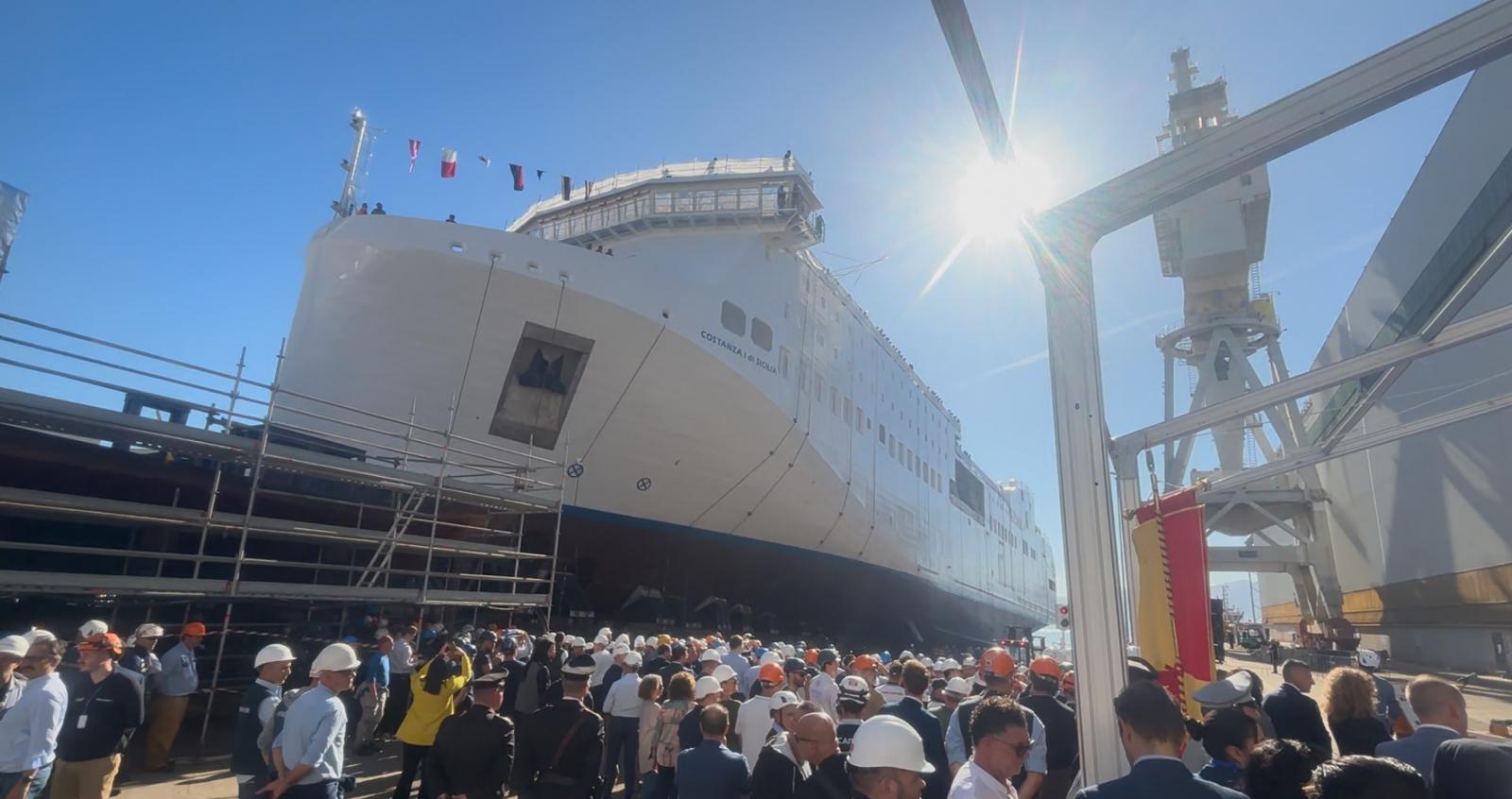 Varato a Palermo il nuovo traghetto della Regione Siciliana