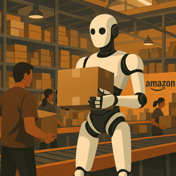 Amazon verso un futuro automatizzato: 600.000 posti di lavoro umani a rischio