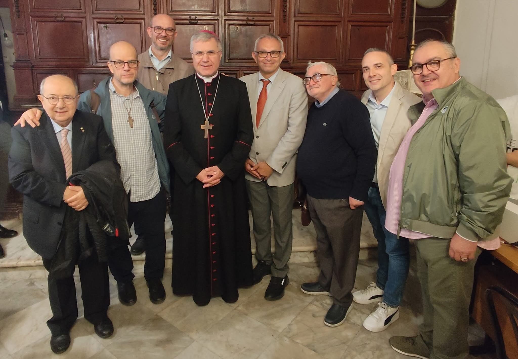 Ucsi, il presidente nazionale Varagona incontra una delegazione della sezione palermitana e l’arcivescovo di Palermo Lorefice