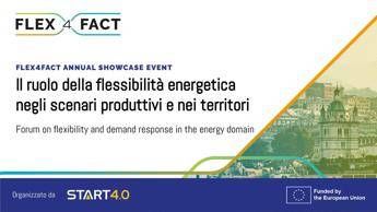Flessibilità energetica: Start 4.0 e Flex4Fact per la transizione