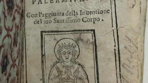 Università di Messina, nella Biblioteca del Polo Annunziata scoperta una rara edizione della Vita di Santa Rosalia