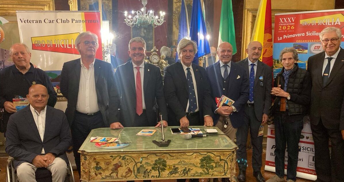 Giro di Sicilia, dal 12 al 17 maggio 2026 la 35esima edizione del Veteran car club Panormus