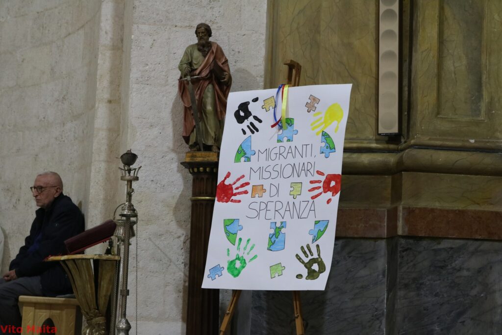 “Migranti, missionari di speranza”: Aidone celebra la Giornata Mondiale del Migrante e del Rifugiato