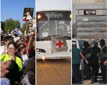 Hamas ha rilasciato i primi 7 ostaggi, consegnati alle Idf – La diretta
