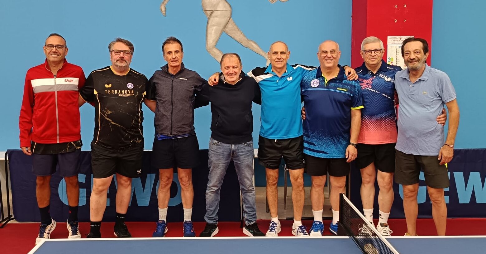 Tennis Tavolo Caltanissetta Terranova, risultati positivi nei Campionati di serie C/2 e D/1