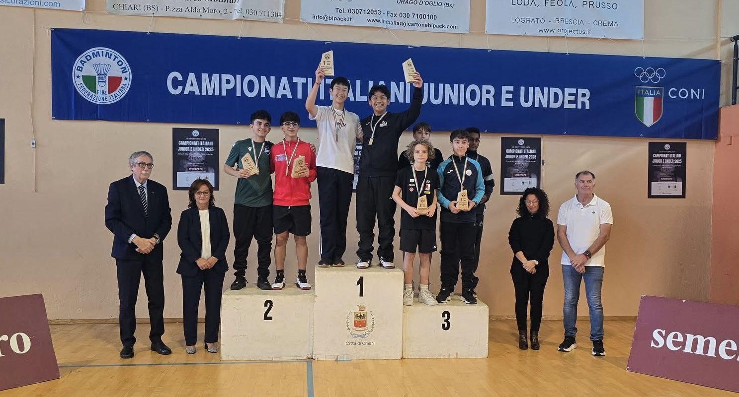 Badminton. Ai campionati italiani Junior e Under di Chiari Francesco Cardillo conquista l’argento
