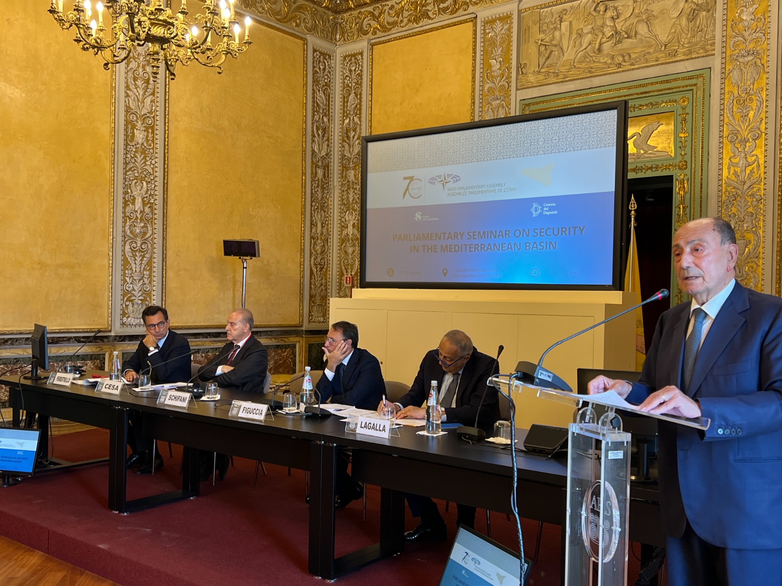 Mediterraneo, Schifani all’Assemblea Nato: «La Sicilia modello di convivenza pacifica»