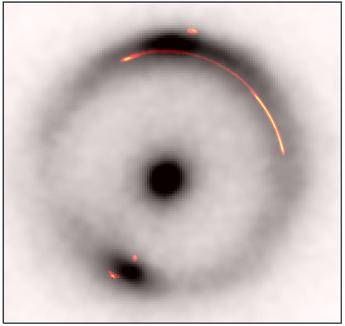 Scoperta astronomica INAF: l’immagine più nitida di un arco gravitazionale