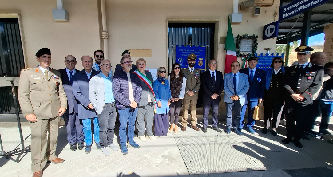 Una targa per commemorare i Militari caduti nel disastro ferroviario di Caltanissetta Xirbi