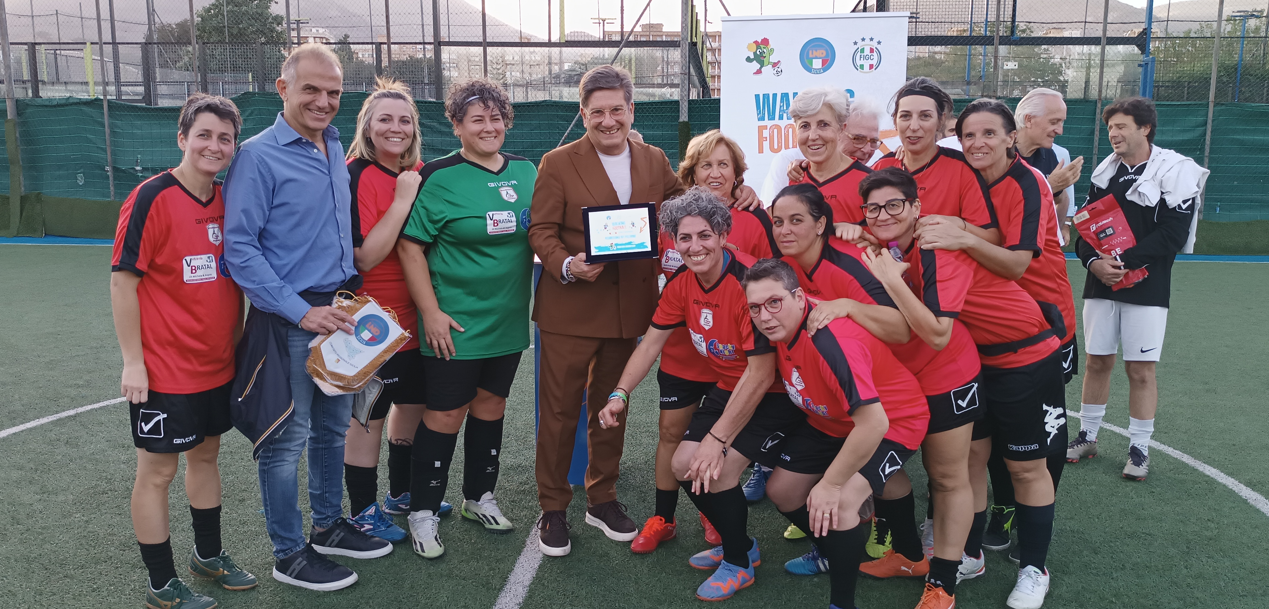 Festa di calcio e fair play al 1° Walking Football, Sandro Morgana: “Una nuova opportunità di sport e benessere”