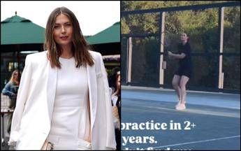 Sharapova, prove di ritorno in campo? Il video postato dall’ex numero uno fa sognare i tifosi