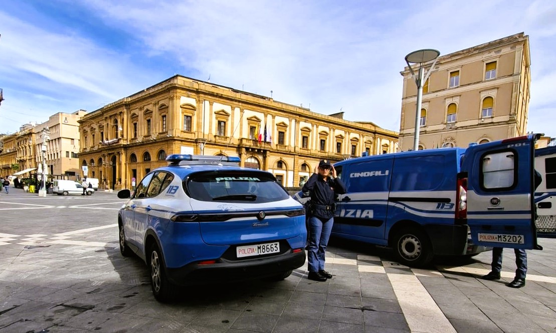 Caltanissetta. Controlli della Polizia in centro storico: un arresto, sequestro di stupefacenti e una denuncia