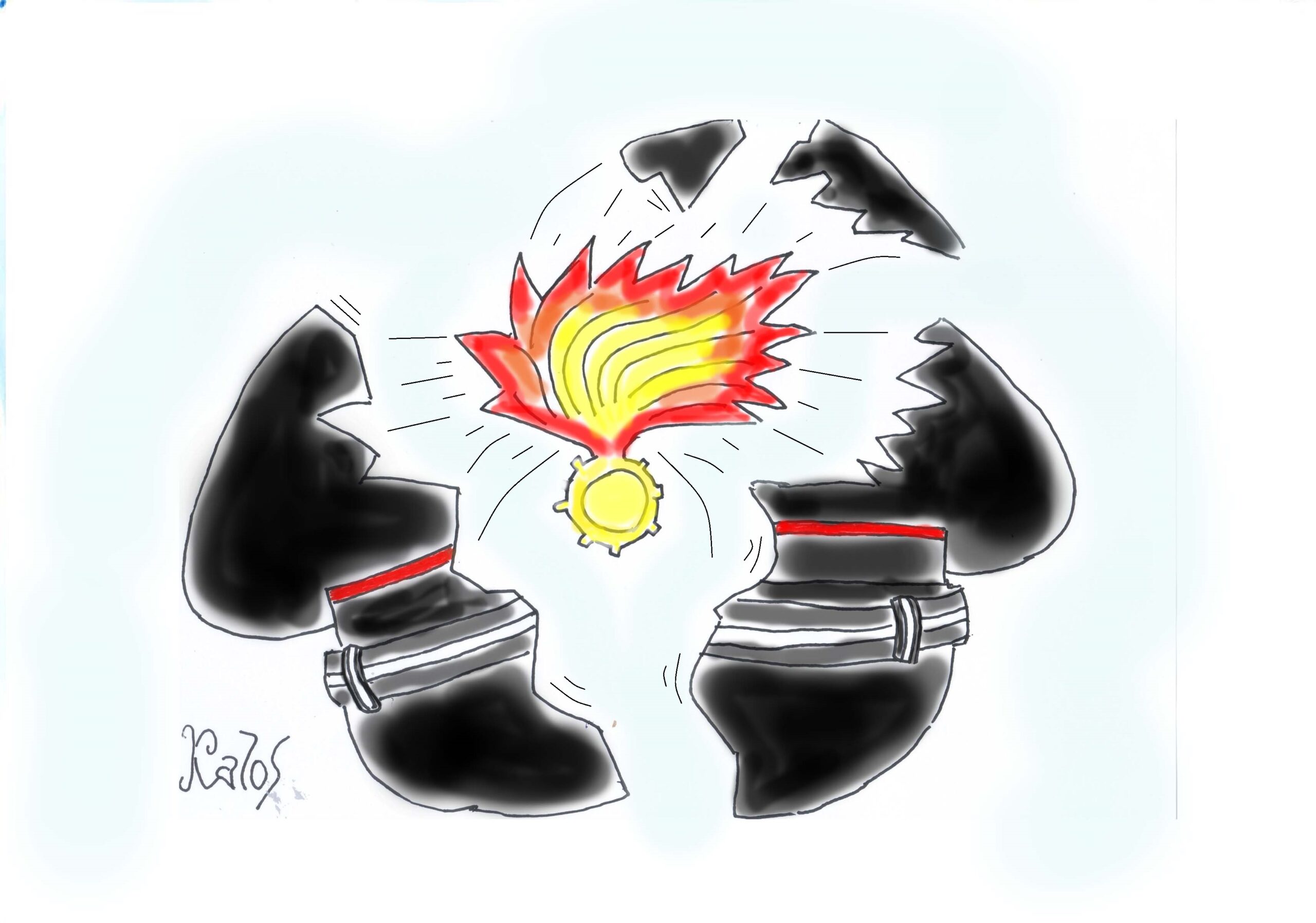 Esplosione durante lo sgombero di un casolare: tre carabinieri perdono la vita.