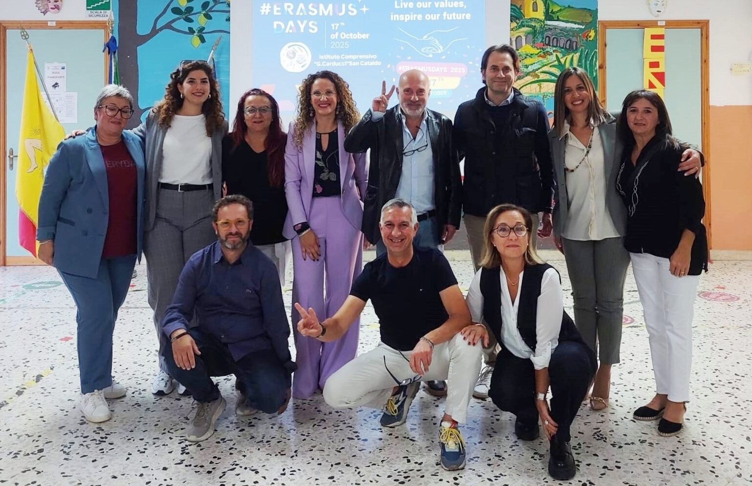 San Cataldo. “Vivere i nostri valori, ispirare il nostro futuro”: gli #Erasmusdays 2025 dell’Istituto “Carducci”