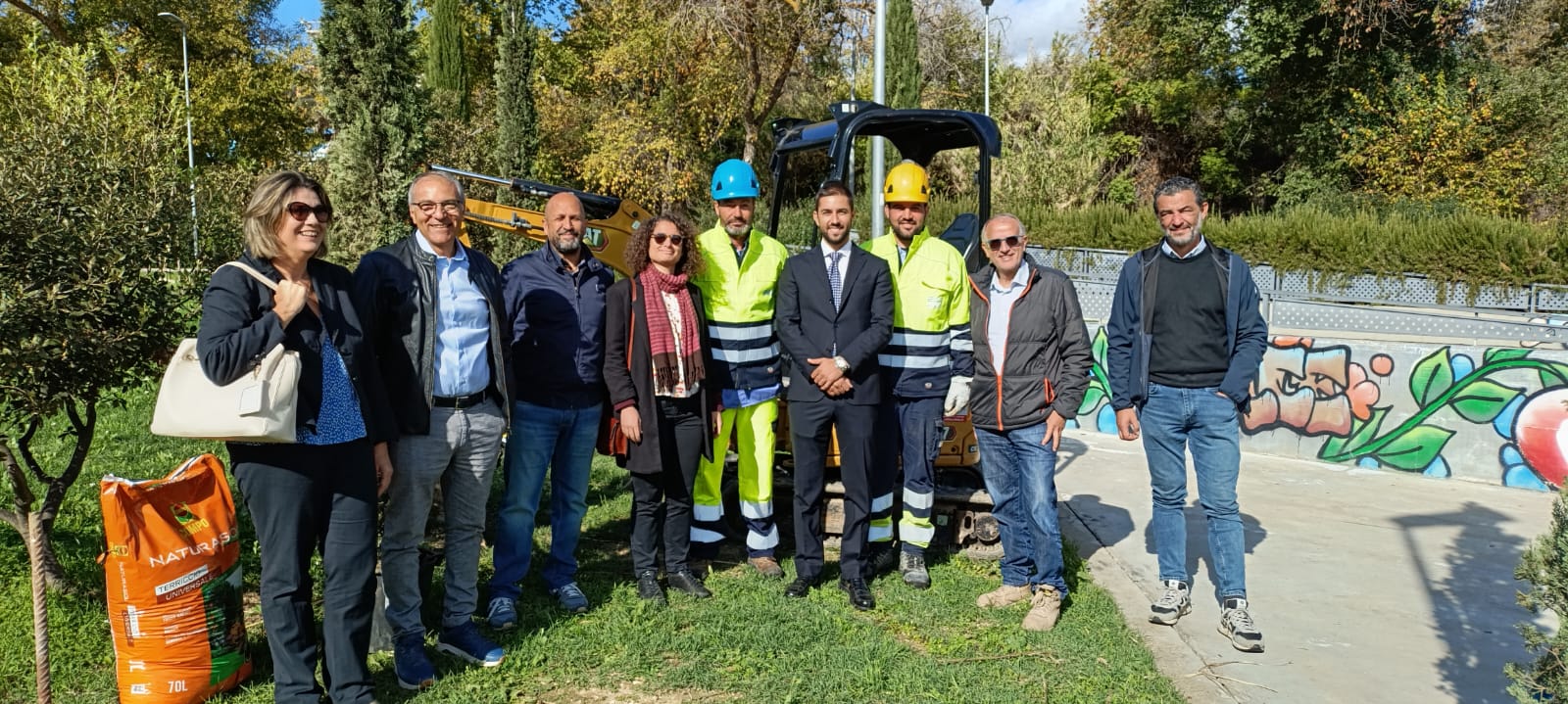 Caltanissetta, piantumati quattro nuovi cipressi all’interno del Giardino della Legalità