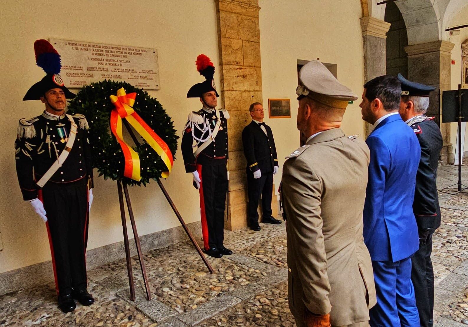 Nassiriya, all’ARS omaggio ai caduti. Galvagno: “Riconoscenza doverosa”