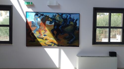 Serradifalco. Il pittore Pietro Montante ha donato un suo quadro alla comunità per custodirlo nel Teatro De Curtis