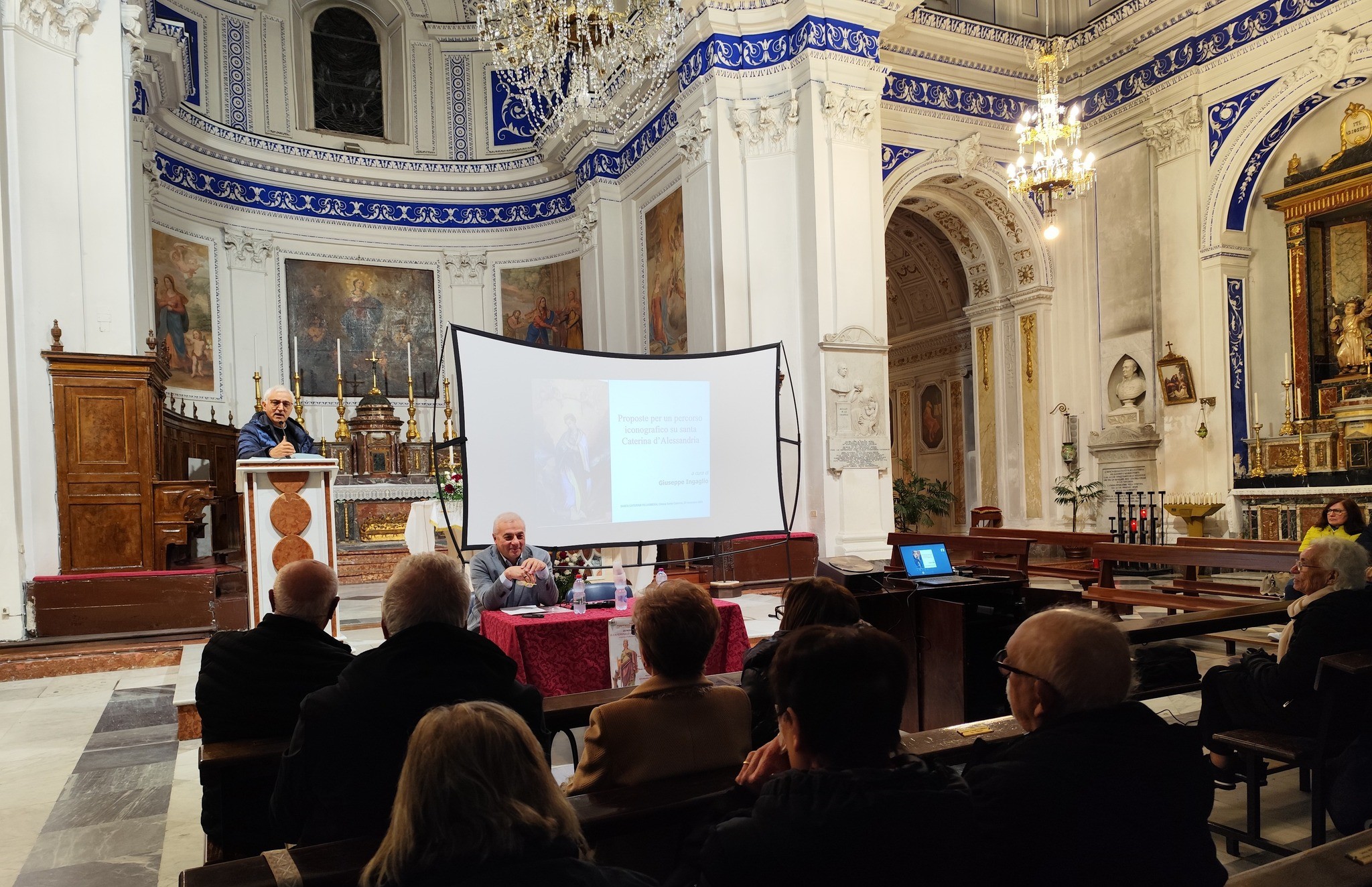Santa Caterina. In Chiesa Madre approfondimento culturale e spirituale su percorso iconografico della patrona Santa Caterina