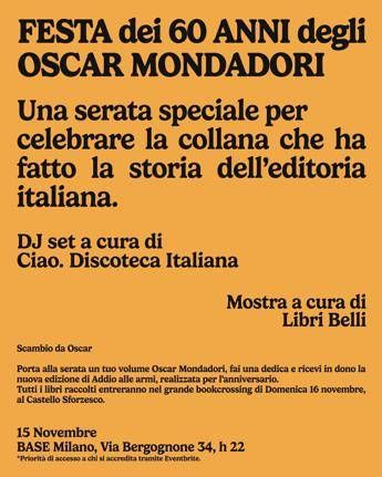 60 anni di Oscar Mondadori, festa a Milano