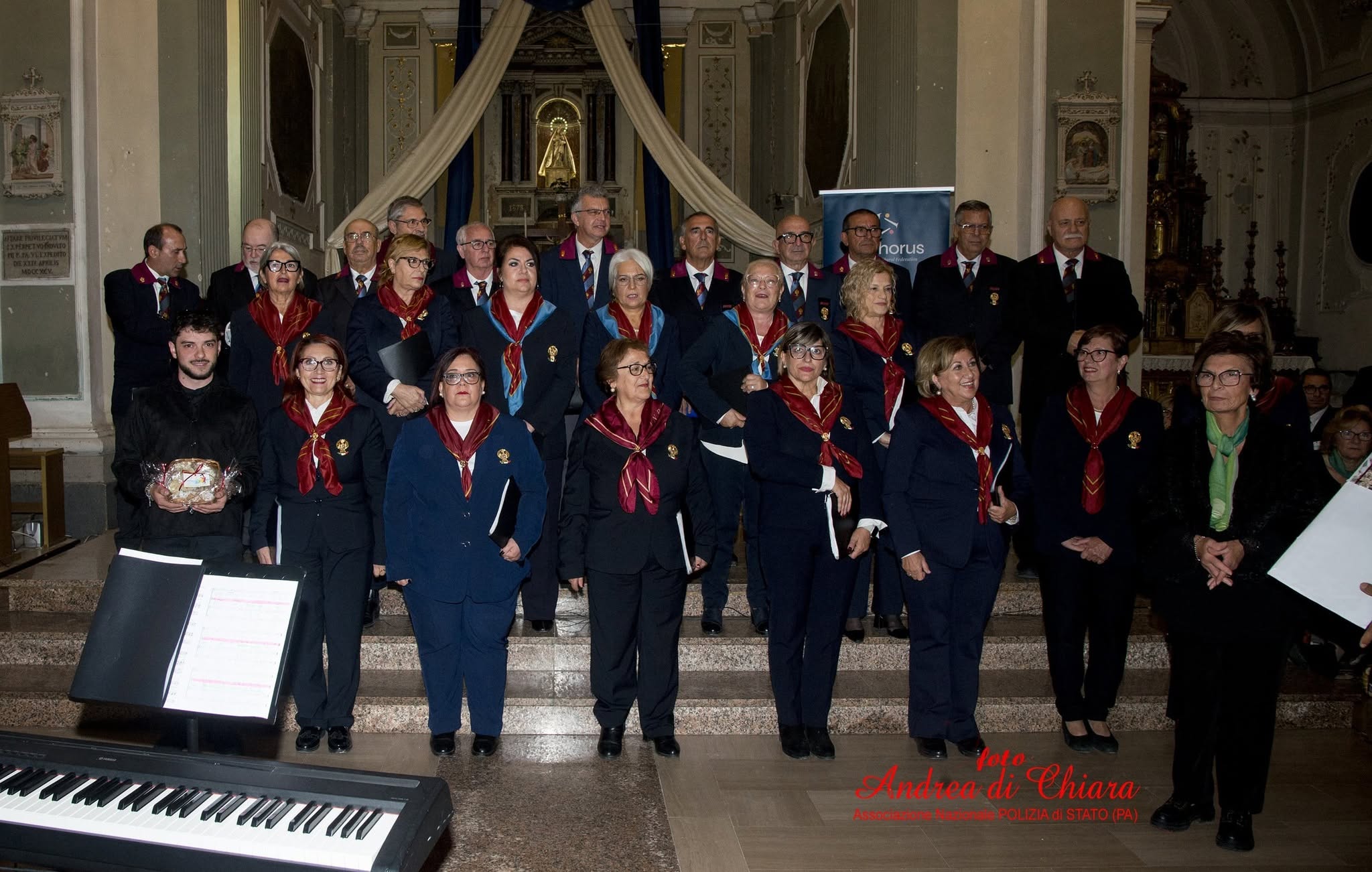 SAN CATALDO. Il maestro Raimondo Capizzi e il Coro dell’Associazione Nazionale Polizia di Stato di Palermo ospiti  alla XXI Rassegna di Alessandria Della Rocca