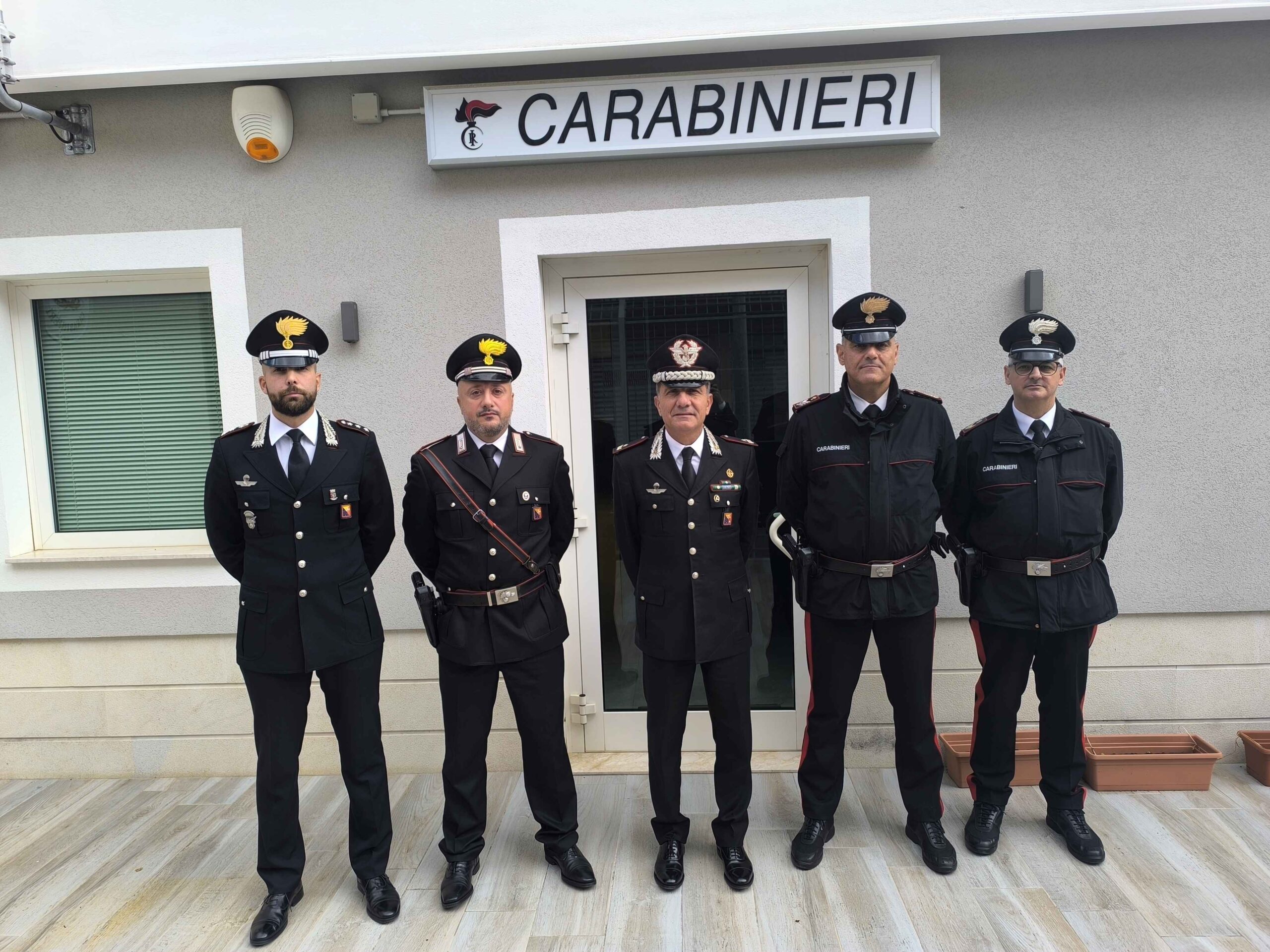 Il Comandante della Legione Carabinieri “Sicilia” Ubaldo Del Monaco in visita alle Stazioni di Gagliano Castelferrato e Troina