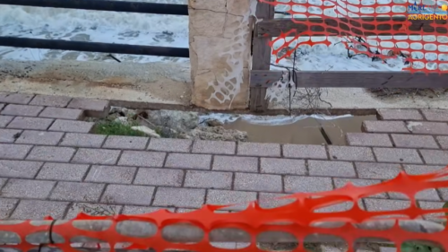 Agrigento, Mareamico: “Crollata la pista ciclabile di San Leone, subito interventi”
