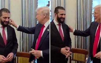 Trump regala il suo profumo a al-Sharaa: “Per te e tua moglie. Quante ne hai?”