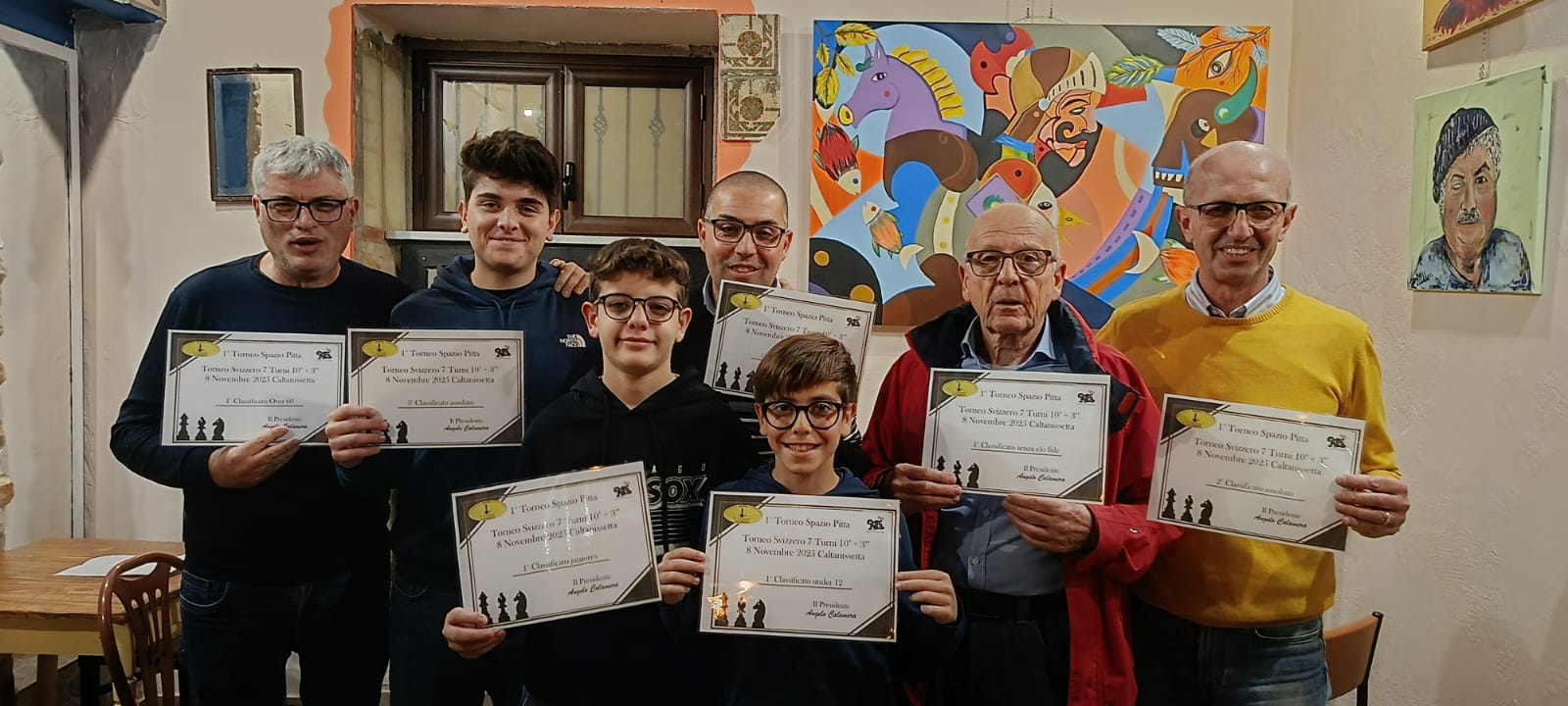 Caltanissetta. “Grand Prix L’Alfiere 2025”, Carmelo Infantino vince il 9° Torneo di scacchi