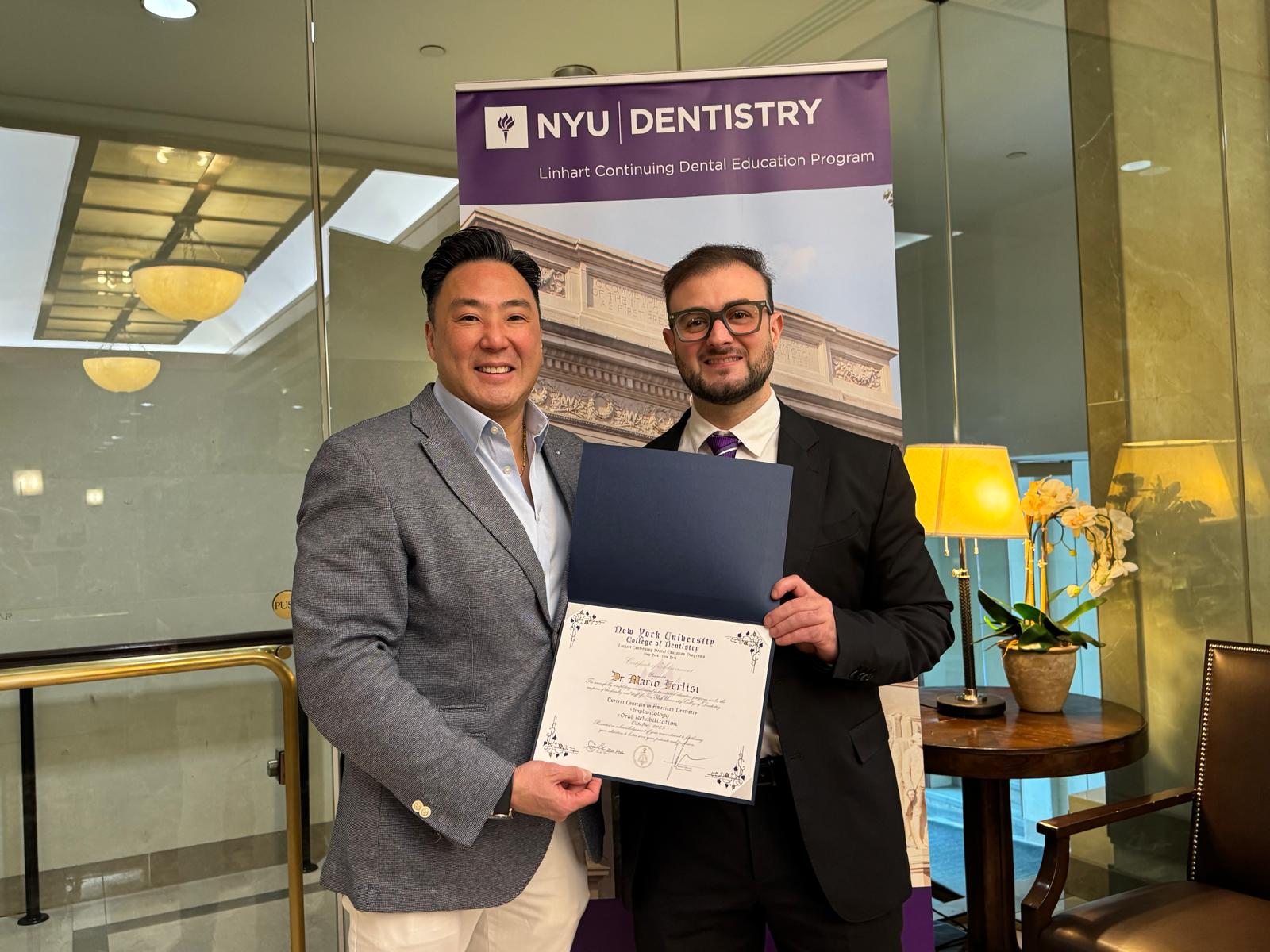 Il talentuoso Mario Ferlisi  da Sutera alla New York University