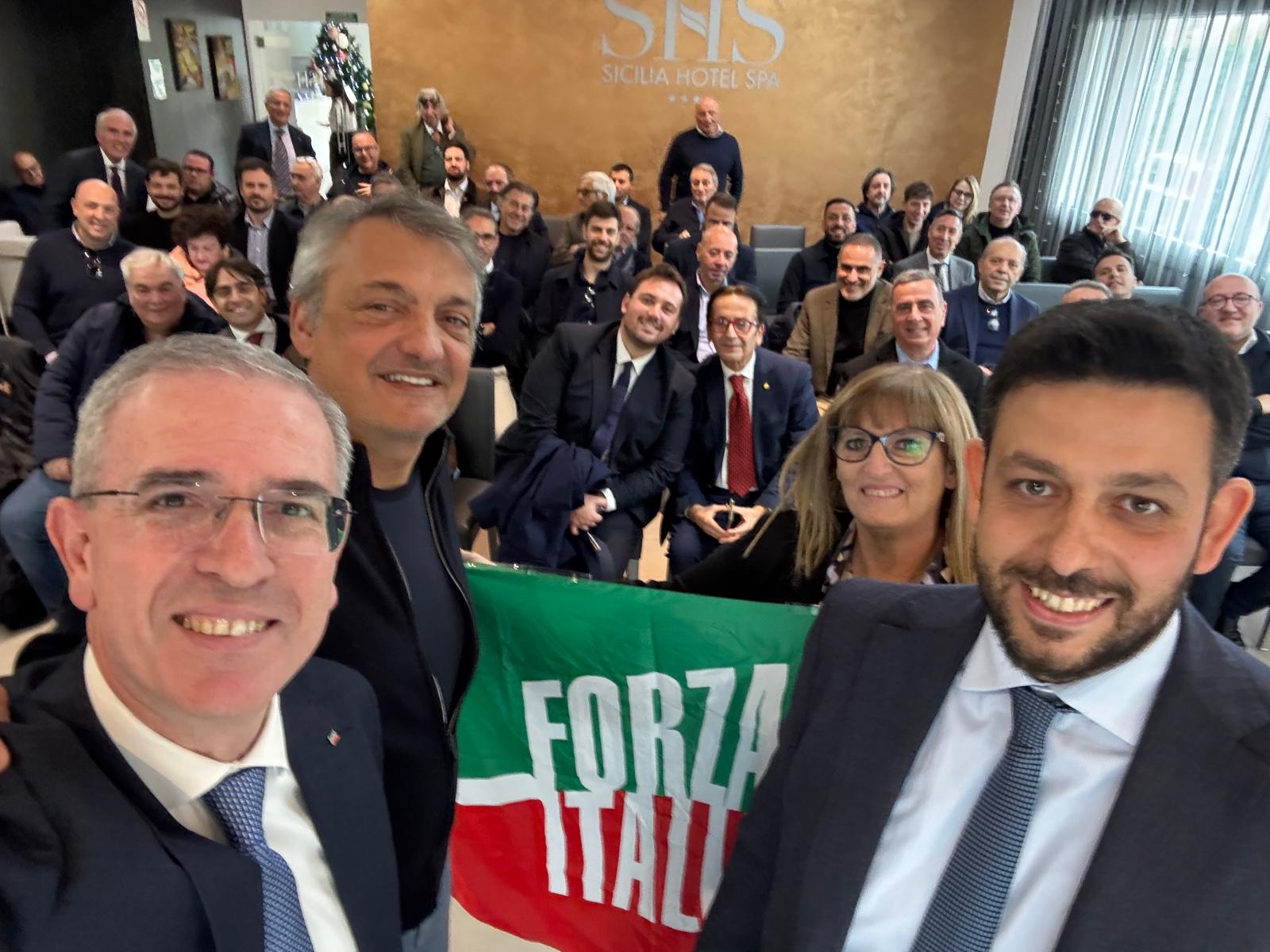 Congresso Forza Italia Giarre: eletto segretario comunale Leotta e rinnovato il direttivo