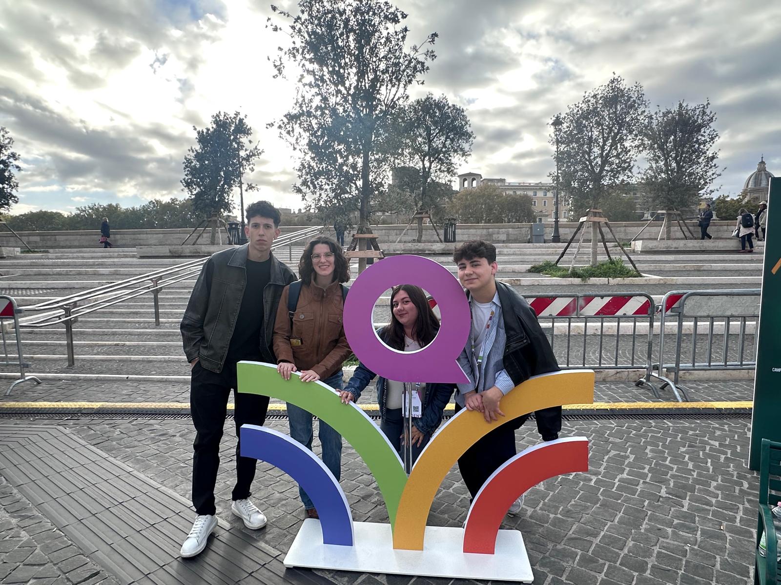 Studentesse e studenti dell’Istituto IIS G.B.Hodierna di Mussomeli al “Giubileo del mondo educativo” a Roma