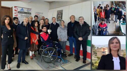 Caltanissetta. Stadio Tomaselli: inaugurato montascale per disabili dal campione di scherma paralimpica Andrea Martorana