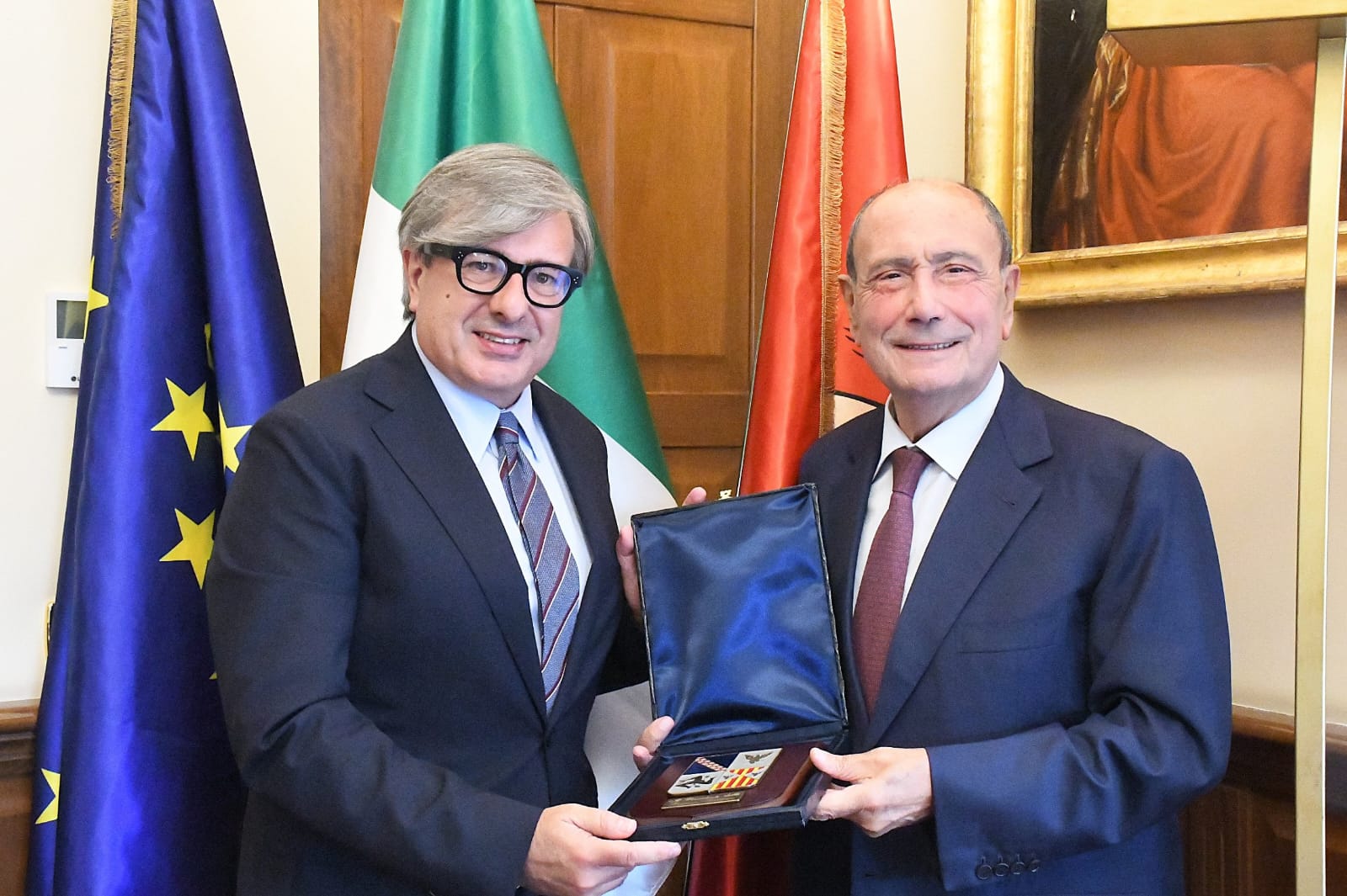 Sicilia, Schifani riceve a Palazzo d’Orleans il neo rettore dell’Università di Catania Enrico Foti