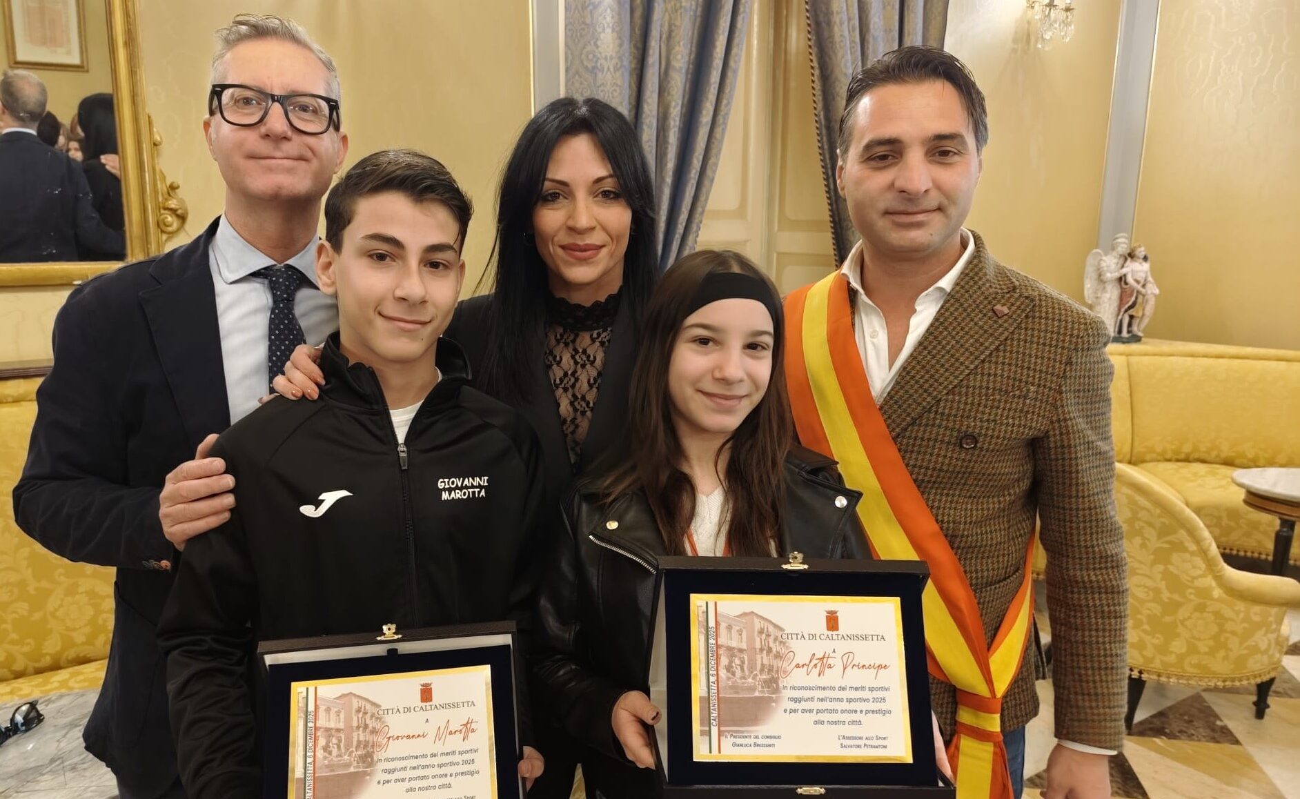 Caltanissetta celebra l’eccellenza sportiva, premiata la scuola di danza “Latin Dance Studio” di Martina Marotta