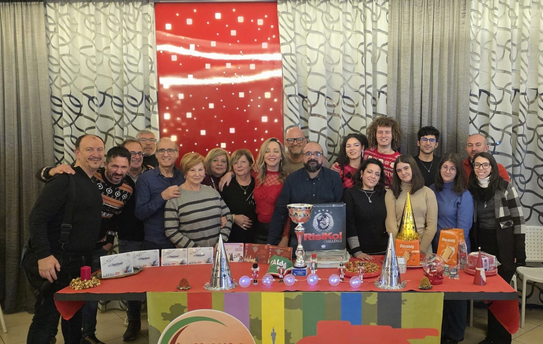 Risiko Club Ufficiale “Il Pifferaio” di San Cataldo, serata finale del 6° Torneo interno “In viaggio verso il Natale”