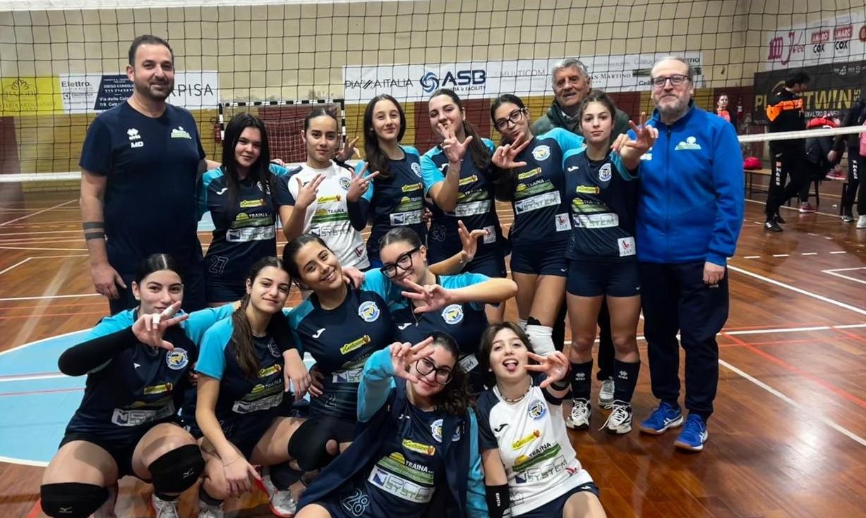 Pallavolo Under 18. Seconda vittoria di fila per la Traina: battuta in 3 set la Red Madonie di Castellana Sicula